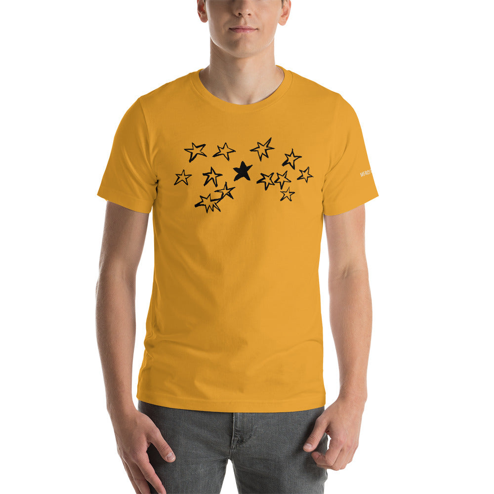 stars' . omnisex 100% ring spun cotton t-shirt . artist
